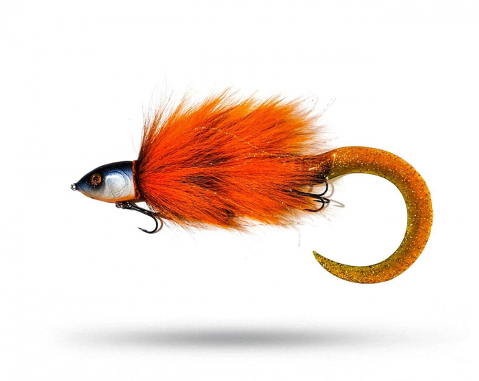 L.Corr Lures Disco Roach Large -  Orange MotorOil Orange i gruppen Fiskedrag / Spinnfluga hos Örebro Fiske & Outdoor AB (Disco Perch L - OMO)